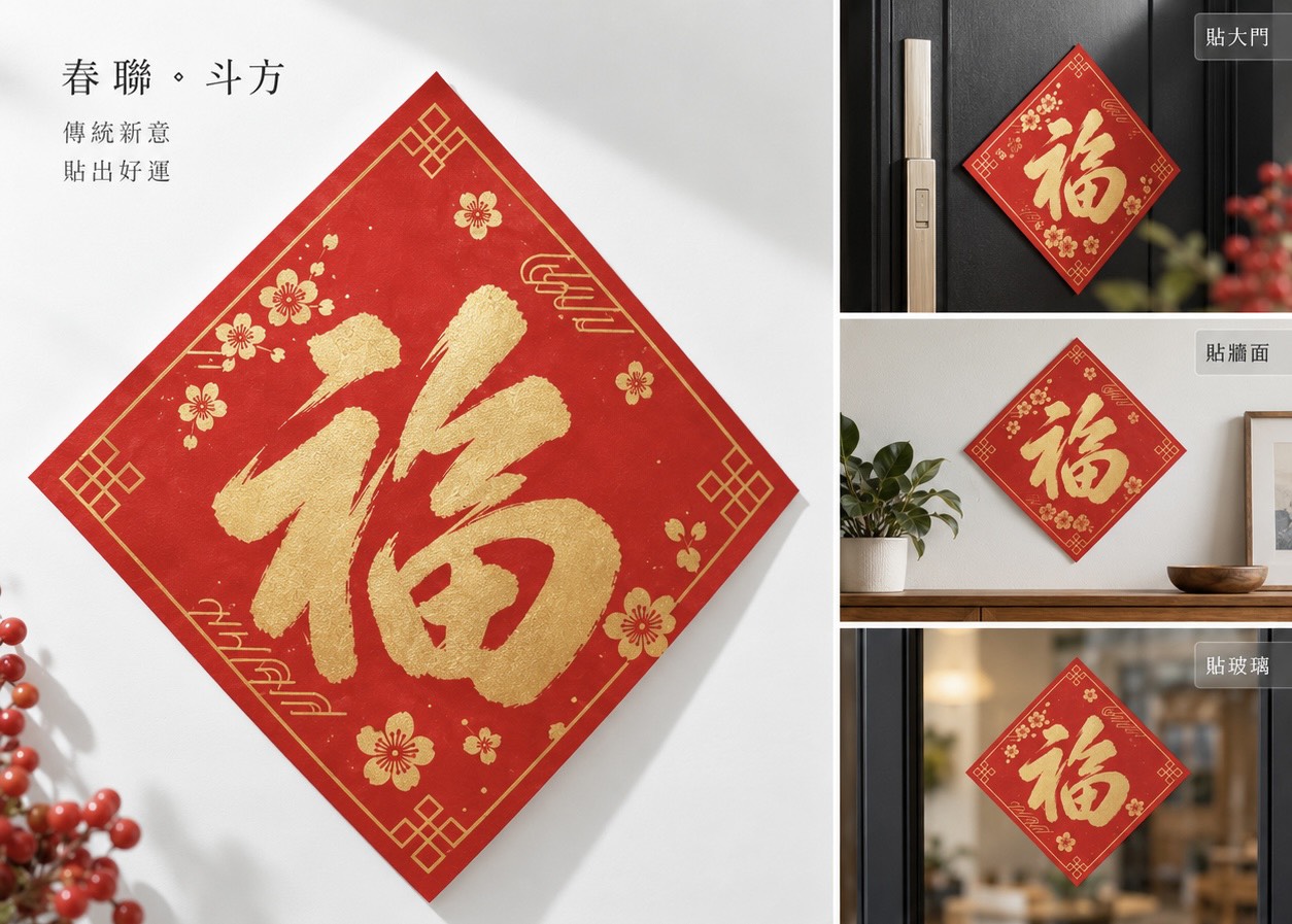 客製春聯居家張貼情境